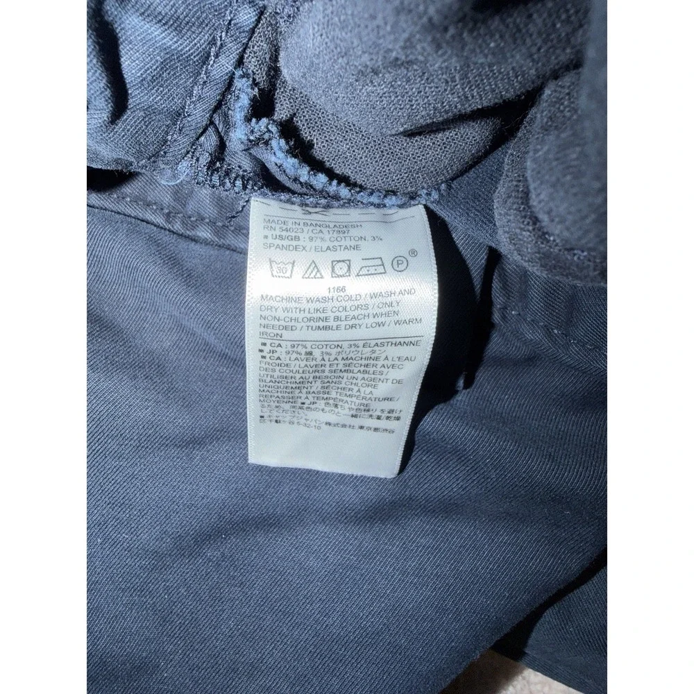 EUC Mens Banana Republic athletic fit blue chino pants size 35x30